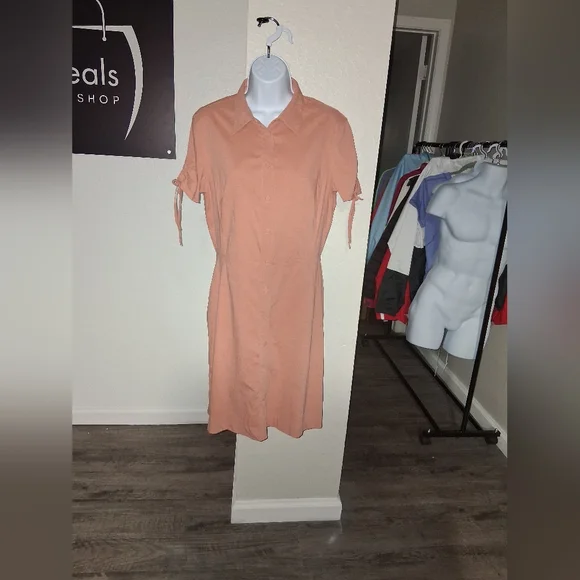 Theory Peach Dress - Picture 3 of 13